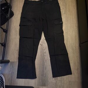 Men's Wrangler Black Cargo Pants